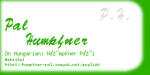 pal humpfner business card